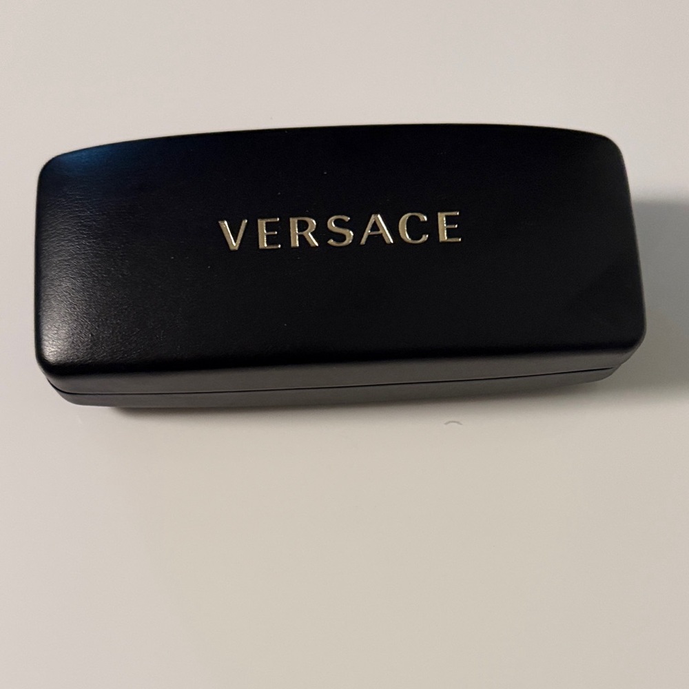 Versace Black and Gold Eyewear Case